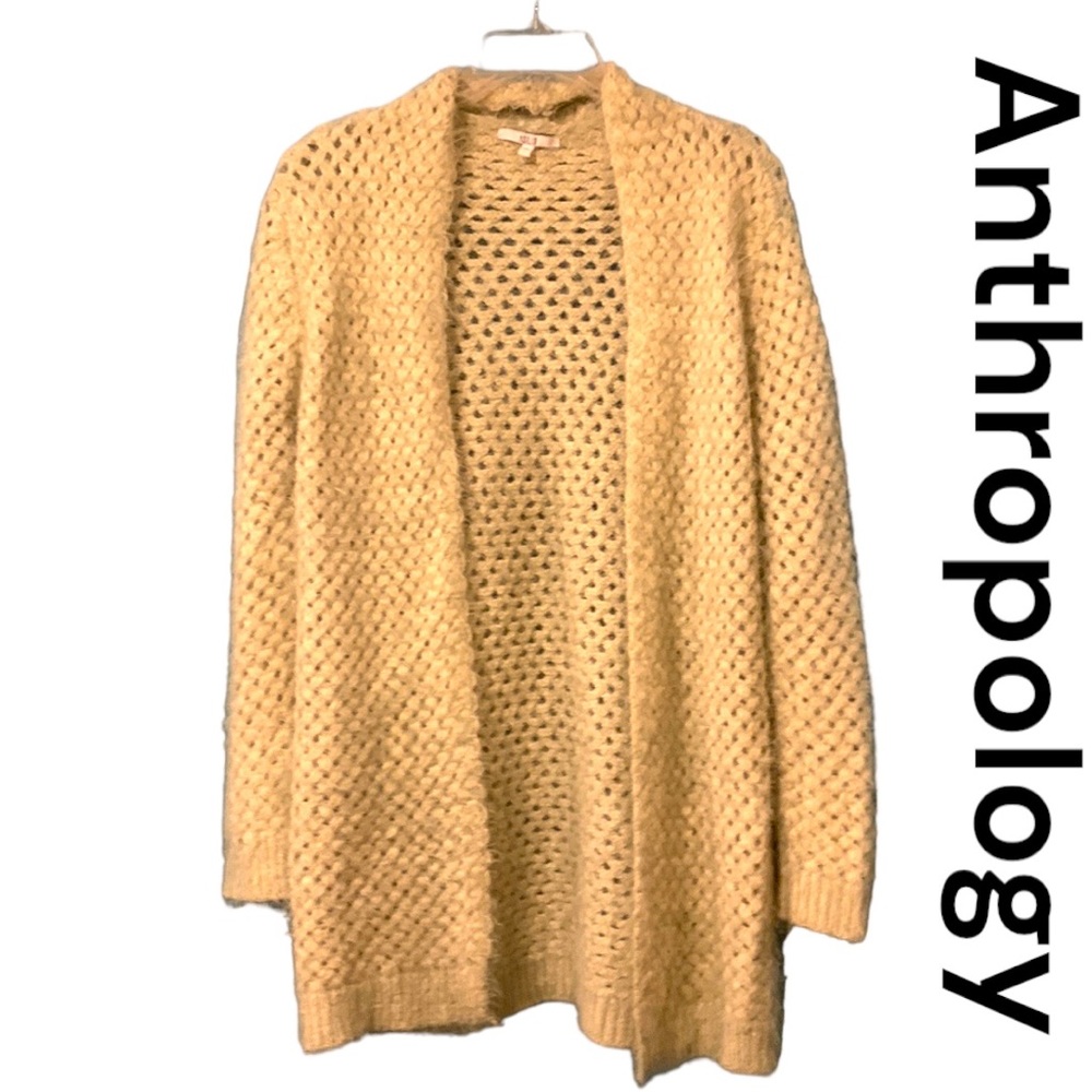 Anthropology Basket Weave Cardigan-XS